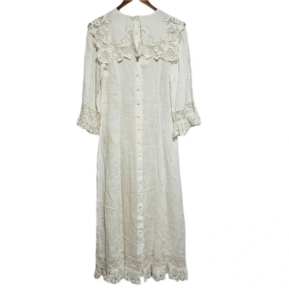 Doen White Lace Maxi Dress - Picture 4 of 5